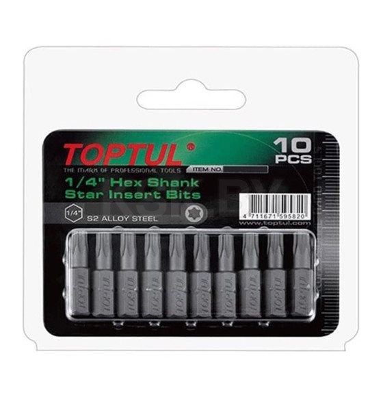Бита TORX T10х25 мм 1/4