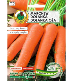Морковь Долянка на ленте с удобрением 6м. "PNOS" (семена)*Р Реестр РБ