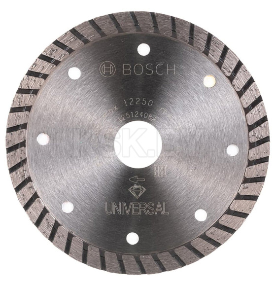 Диск алмазный 125х22 мм универсальный (сухая резка) Turbo STANDARD FOR UNIVERSAL BOSCH 2608602394 (2608602394) 
