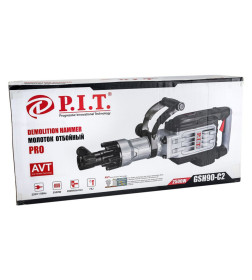Отбойный молоток P.I.T. GSH90-C2 + перфоратор PBH26-C4 в подарок