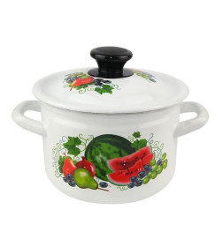 Кастрюля цилиндрическая КМЗ (2,0л) 41704-102/6 Восточные дары бел.