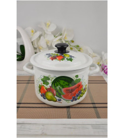 Кастрюля цилиндрическая КМЗ (2,0л) 41704-102/6 Восточные дары бел.