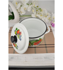 Кастрюля цилиндрическая КМЗ (2,0л) 41704-102/6 Восточные дары бел.