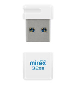 Флеш-накопитель 32GB USB 3.0 FlashDrive Mirex MINCA WHITE 13600-FM3MWT32