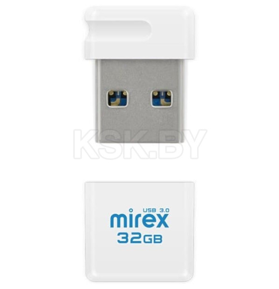 Флеш-накопитель 32GB USB 3.0 FlashDrive Mirex MINCA WHITE 13600-FM3MWT32 (13600-FM3MWT32) 