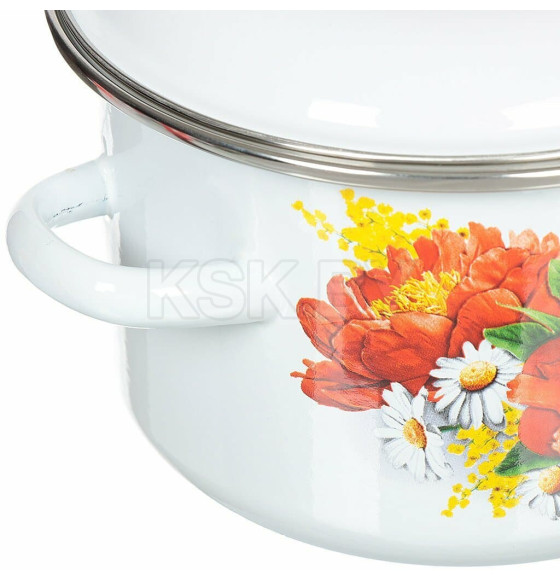 Набор кастрюль СтальЭмаль (3пр.) 