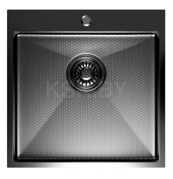 Мойка кухонная BERGE 5050 premium NANO BLACK DECOR
