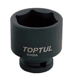 Головка торцевая ударная шестигранная 3/4" 38 мм L=57 мм TOPTUL KABA2438