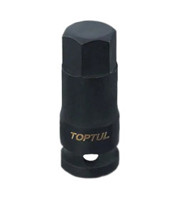Головка торцевая ударная шестигранная 1/2" 14 мм L=60 мм TOPTUL KADH1614