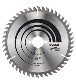 Диск пильный по дереву 190х48Tх30 мм OPTILINE WOOD BOSCH 2608640617