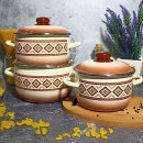 Набор кастрюль СтальЭмаль (3пр.) 