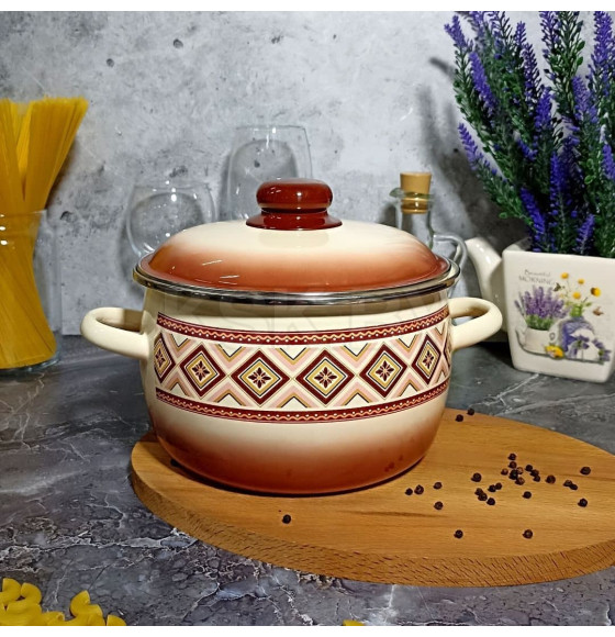 Набор кастрюль СтальЭмаль (3пр.) 