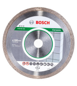 Диск алмазный 180х22 мм сплошной (сухая резка) STANDARD FOR CERAMIC BOSCH 2608602204