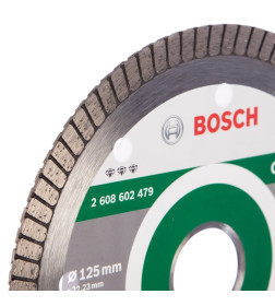 Диск алмазный 125х22 мм (сухая резка) Turbo BEST FOR CERAMIC EXTRA-CLEAN BOSCH 2608602479
