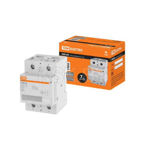Контактор модульный КМ100/2-100 2НО TDM SQ0213-0025 (SQ0213-0025) 