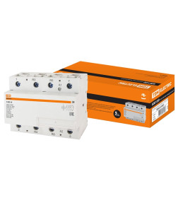 Контактор модульный КМ100/4-100 3НО 1НЗ TDM SQ0213-0027