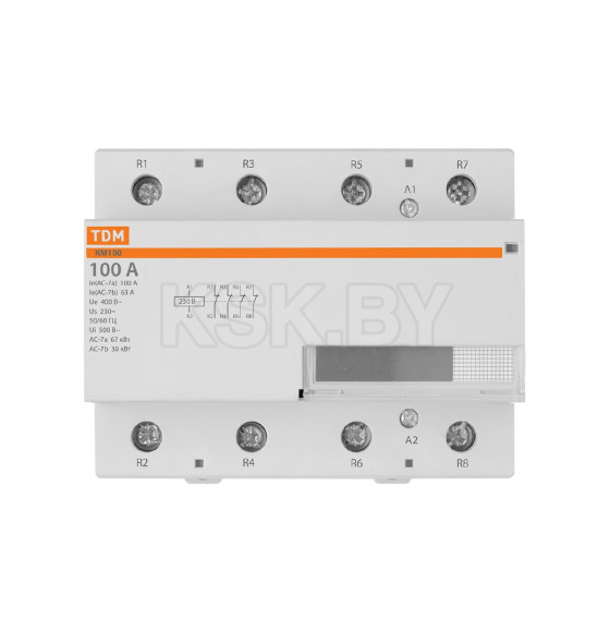 Контактор модульный КМ100/4-100 4НЗ TDM SQ0213-0024 (SQ0213-0024) 