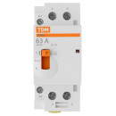 Контактор модульный с ручным управлением КМ63/2-63 2НО 230В АС TDM SQ0213-0104 (SQ0213-0104) 