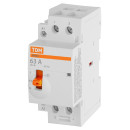 Контактор модульный с ручным управлением КМ63/2-63 2НО 230В АС TDM SQ0213-0104 (SQ0213-0104) 
