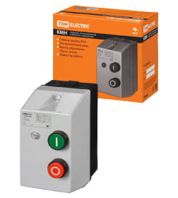 Контактор КМН10960 9А в оболочке с индикатором  Ue=220В/АС3 IP54 TDM SQ0709-0021