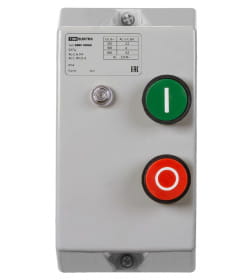 Контактор КМН10960 9А в оболочке с индикатором  Ue=220В/АС3 IP54 TDM SQ0709-0021