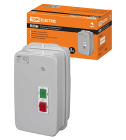 Контактор КМН48062 80А в оболочке с индикатором Ue=380В/АС3 IP54 TDM SQ0709-0038