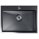 Мойка кухонная BERGE 6050 premium NANO BLACK DECOR