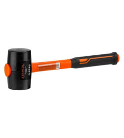 Киянка резиновая 450 гр с фиберглассовой рукояткой (черная) STARTUL PROFI ST2200-04