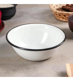 Миска КМЗ (0,8л) 40304-062 без деколи белый