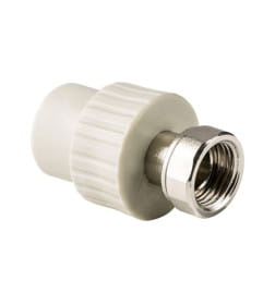 Муфта ПП с накидной гайкой 32х1" серая РосТурПласт 15827