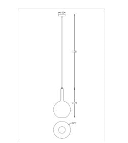 Светильник подвесной Arte Lamp Gala A2725SP-1SG