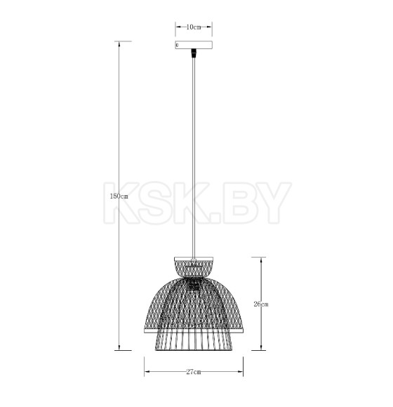 Светильник подвесной Arte Lamp WOODSTOCK A7070SP-1BK (A7070SP-1BK) 