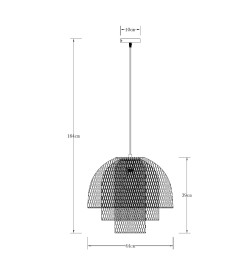Светильник подвесной Arte Lamp CASTELLO A7064SP-1BK