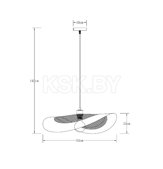 Светильник подвесной Arte Lamp WOODSTOCK A7059SP-1BK (A7059SP-1BK) 