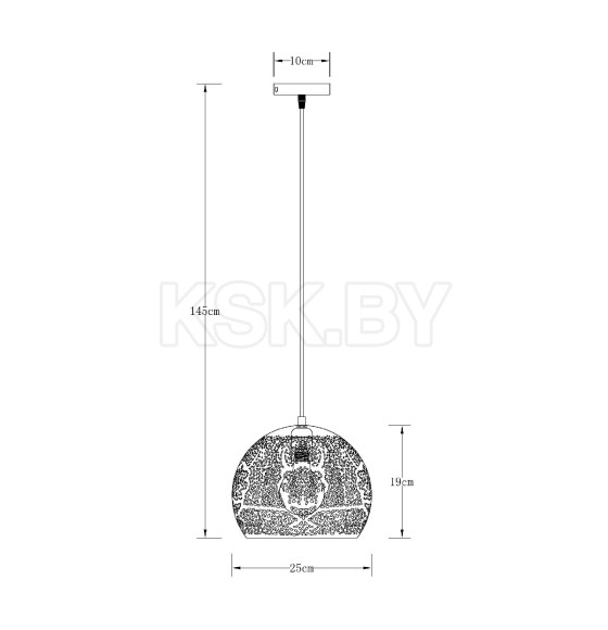 Светильник подвесной Arte Lamp CELESTA A7058SP-1WH (A7058SP-1WH) 