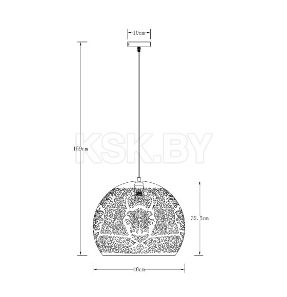 Светильник подвесной Arte Lamp CELESTA A7057SP-1WH (A7057SP-1WH) 