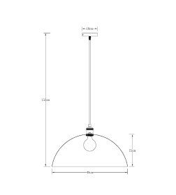 Светильник подвесной Arte Lamp CAPPELLO A7056SP-1BK