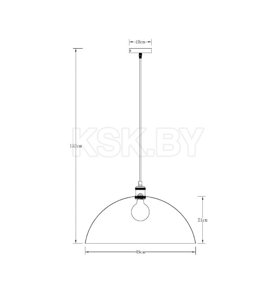Светильник подвесной Arte Lamp CAPPELLO A7056SP-1BK (A7056SP-1BK) 
