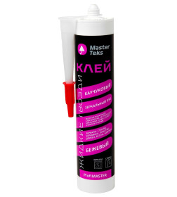 Клей MasterTeks ProfiMaster каучуковый "жидкие гвозди" 930 зеркальный, бежевый, 400 г