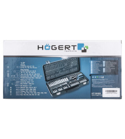 Набор инструментов 1/4" (63 шт.) HOEGERT HT1R486