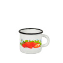 Кружка СтальЭмаль "Клубника садовая" (0,25л) 1с1с белоснежный (41871) 