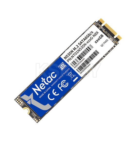 Внутренний SSD M.2 SATA -  256GB 2280 Netac N535N (NT01N535N-256G-N8X) 