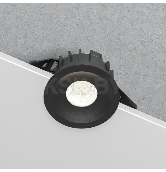 Светильник встраиваемый светодиодный Combi 10W 4000K черный (a069004) 