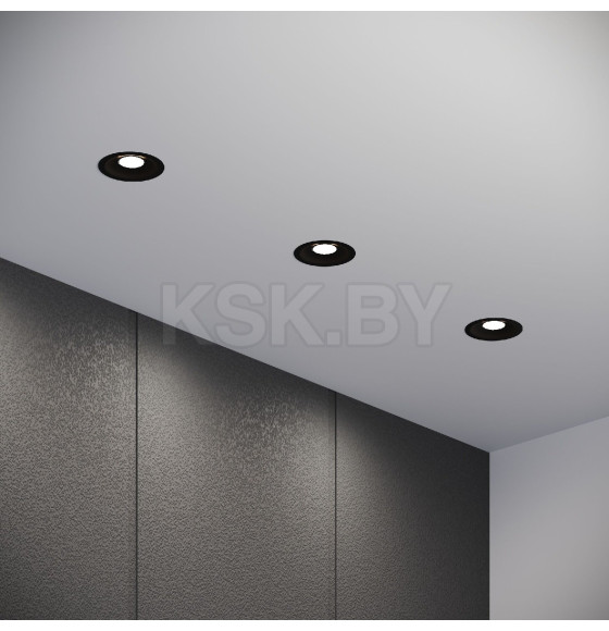 Светильник встраиваемый светодиодный Combi 10W 4000K черный (a069004) 
