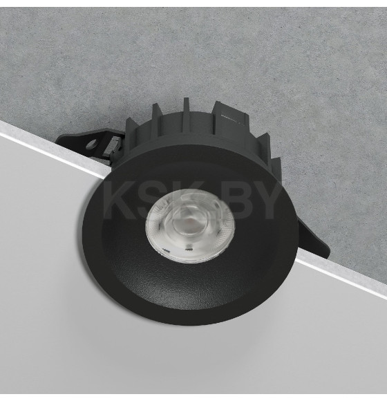 Светильник встраиваемый светодиодный Combi 15W 4000K черный (a069006) 