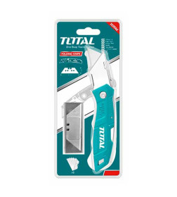 Нож строительный складной со сменными лезвиями TOTAL THT5136236