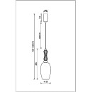 Светильник подвесной Arte Lamp CORAL A2405SP-9YL (A2405SP-9YL) 