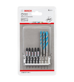 Набор бит и сверл (8 предметов) BOSCH Impact Control 2608577144