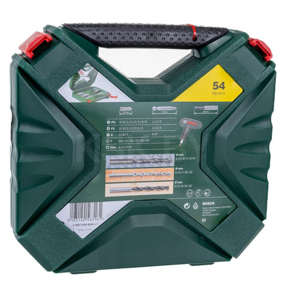 Набор оснастки (54 предмета) BOSCH X-Line 2607010610 (2607010610)