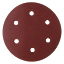 Шлифлист 225 мм Р100 самосцепляющийся, 6 отверстий (5 шт.) WORTEX 1304561 (1304561) 
